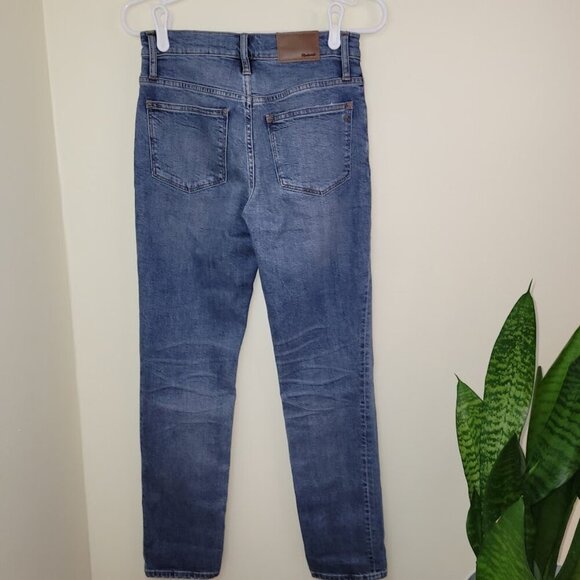 Madewell The Slim Boy Jean Medium Wash 5 Pocket Women's Size 24 - Picture 6 of 13